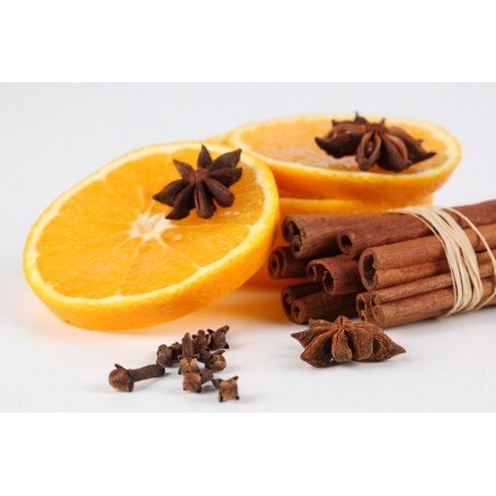Bougie Naturelle Parfumée Orange-Cannelle Gamme M