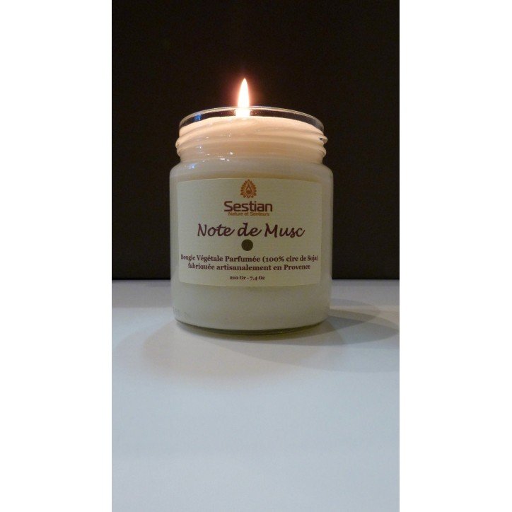 Bougie Parfumée Note de Musc
