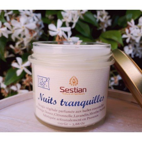 Bougie naturelle nuits tranquilles 28heures