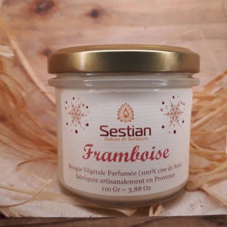 Bougie naturelle parfumée Vanille des Iles 110 Gr