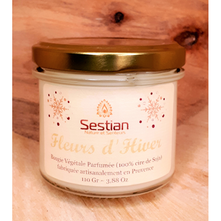 Bougie naturelle parfumée Absolue Tonka 110 Gr