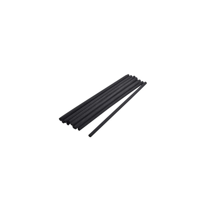 Lot de 10 tiges en Fibre Naturelle (noir) pour diffuseur