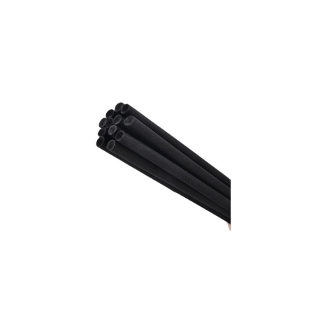 Lot de 10 tiges en Fibre Naturelle (noir) pour diffuseur