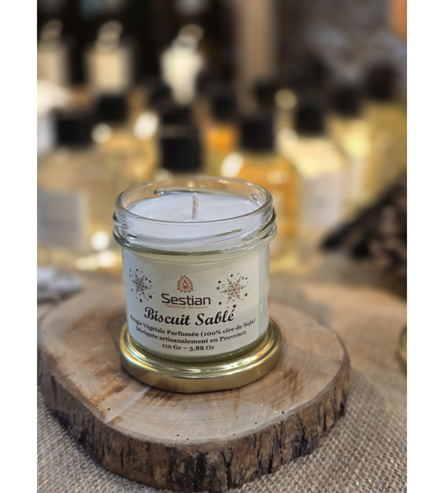 Bougie végétale Parfumée Biscuit Sablé