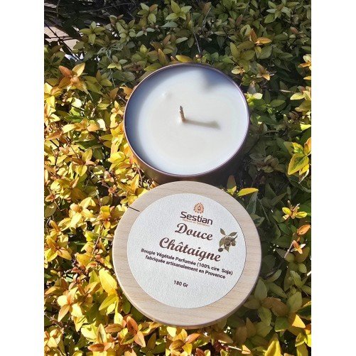 Bougie naturelle parfumée Edition Spéciale "Douce Châtaigne"