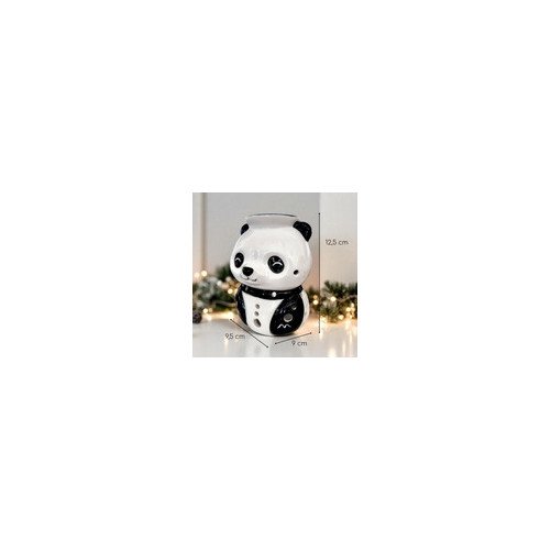 Brûle-Parfum Panda en Céramique – Élégance & Douceur Zen | Sestian Nature & Senteurs