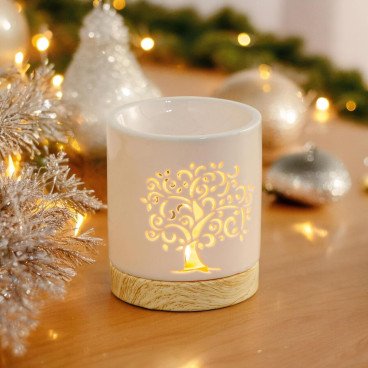 Brûleur de Senteurs Life Tree en Céramique – Diffuseur Zen et Décoratif. Idée cadeau bien-être