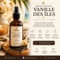 Parfum d’ambiance Vanille des Îles – 100 ml Spray parfum maison gourmand & chaleureux – fabrication artisanale
