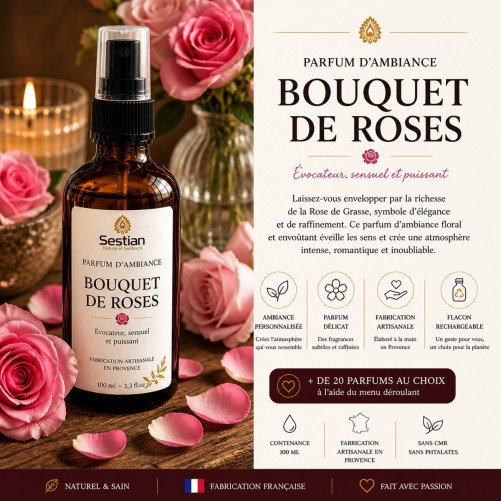 Parfum d'ambiance Bouquet de Roses