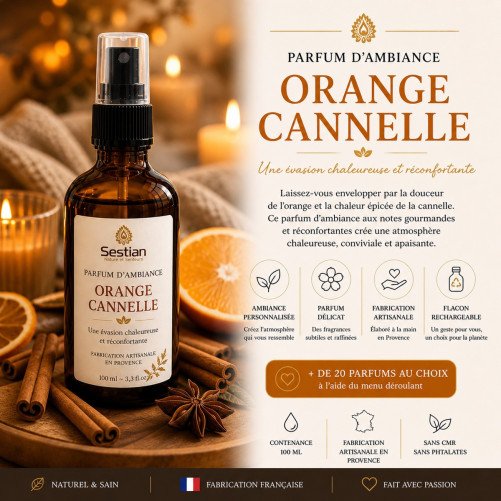Parfum d'ambiance Orange-Cannelle