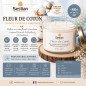 Bougie végétale parfumée Fleur de Coton XL – 370g – 2 mèches Bougie végétale parfumée Fleur de Coton XL – 370g – 2 mèches