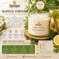 Bougie végétale parfumée Subtile Verveine XL – 370g – 2 mèches