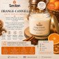 Bougie végétale parfumée Orange-Cannelle XL – 370g – 2 mèches