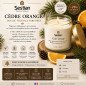 Bougie végétale parfumée Cèdre Orange 110g – Boisée et chaleureuse Bougie végétale parfumée Cèdre Orange 110g – Boisée et chaleureuse