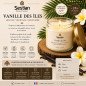 Bougie végétale parfumée Vanille des Îles 110g – Douce et gourmande