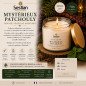 Bougie végétale parfumée Mystérieux Patchouly 210g – Orientale et chaleureuse Bougie végétale parfumée Mystérieux Patchouly 210g – Orientale et chaleureuse