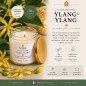 Bougie végétale parfumée Ylang-Ylang 110g – Florale et sensuelle