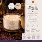 Bougie végétale parfumée Magie d’Orient XL – 370g – 2 mèches Bougie végétale parfumée Magie d’Orient XL – 370g – 2 mèches