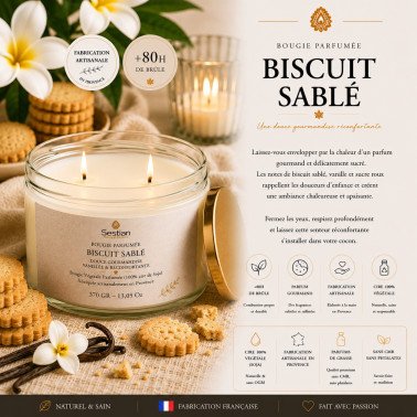 Kopie von Kopie von Bougie Parfumée Fleur de Tiaré XL 2 mèches
