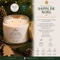 Bougie naturelle Sapin de Noël XL 370g – Sestian Nature et Senteurs