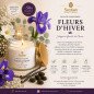 Bougie végétale parfumée Fleurs d’Hiver – 210g – Elegante et raffinée