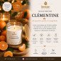 Bougie végétale parfumée Clémentine – 110g – Chaleureuse et pétillante Bougie végétale parfumée Clémentine – 110g – Chaleureuse et pétillante
