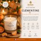 Bougie végétale parfumée Clémentine – 210g – Fruitée et pétillante