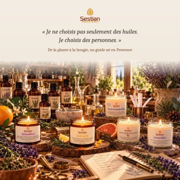 Atelier Sestian Nature et Senteurs, bougies aux huiles essentielles