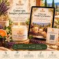 Coffret Bougie parfumée artisanale au choix et ebook numérique  Créer ses bougies parfumées , accessible par QR code.