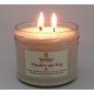 Bougie Parfumée Poudre de Riz XL 2 mèches Bougie Parfumée Poudre de Riz XL 2 mèches