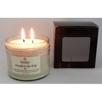 Bougie Parfumée Poudre de Riz XL 2 mèches
