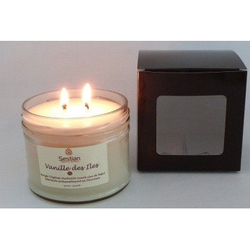 Bougie Parfumée Vanille des Iles XL 2 mèches
