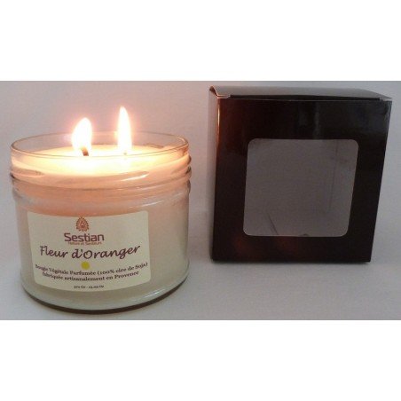 Bougie Parfumée Fleur d'Oranger XL 2 mèches