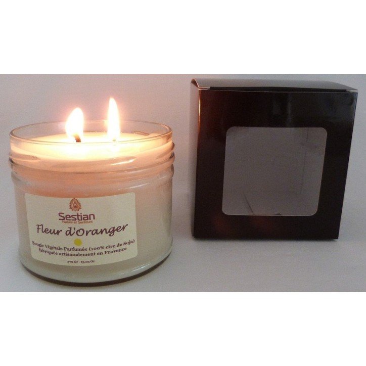 Bougie Parfumée Fleur d'Oranger XL 2 mèches