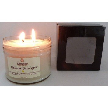 Bougie Parfumée Fleur d'Oranger XL 2 mèches