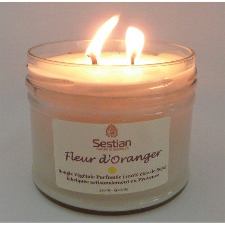 Bougie Parfumée Fleur d'Oranger XL 2 mèches