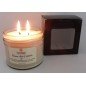 Bougie Parfumée Fleur de Coton XL 2 mèches Bougie Parfumée Fleur de Coton XL 2 mèches