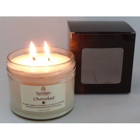 Bougie Parfumée Chocolat XL 2 mèches