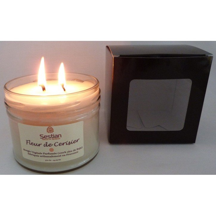 Bougie Parfumée Fleur de Cerisier XL 2 mèches