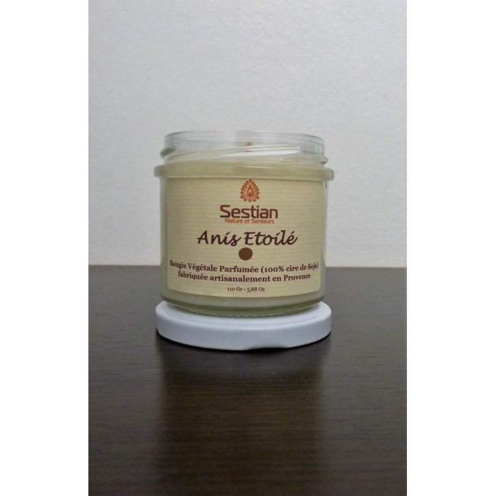 Bougie Végétale Parfumée Anis étoilé