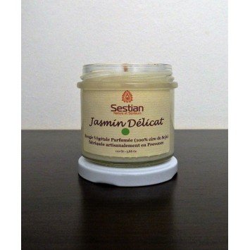 Bougie Végétale Parfumée Jasmin Délicat