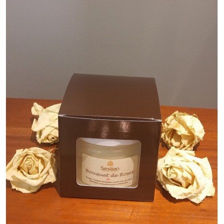 Bougie Parfumée Bouquet de Roses XL 2 mèches