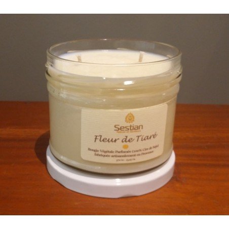 Bougie Parfumée Fleur de Tiaré XL 2 mèches