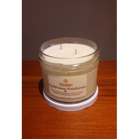 Bougie Parfumée Mystérieux Patchouly XL 2 mèches