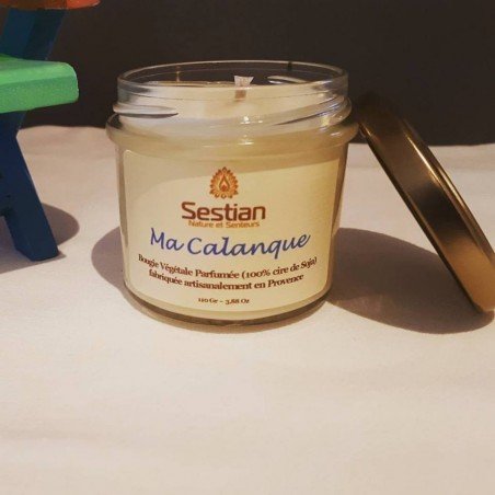 Bougie Naturelle  Parfumée Dédicace Provence : Ma Calanque S