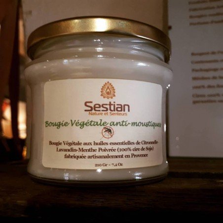 Bougie Essentielle Anti-Moustiques