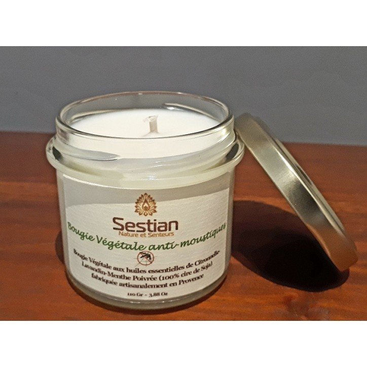 Bougie Essentielle Anti-Moustiques S