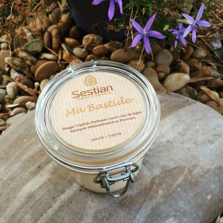 Bougie Naturelle  Parfumée Dédicace Provence : Ma Bastide