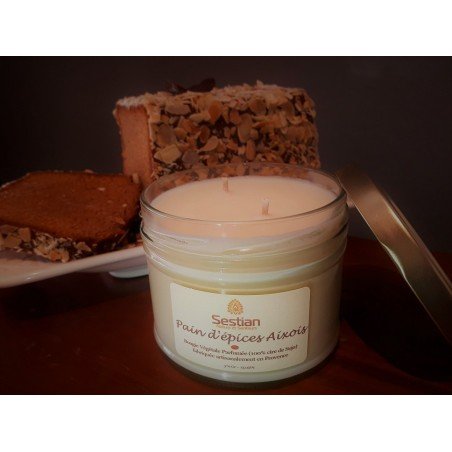 Bougie Parfumée Pain d’Épices Aixois XL 2 mèches