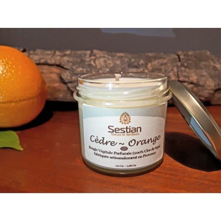 Bougie Parfumée Cèdre Orange 110gr